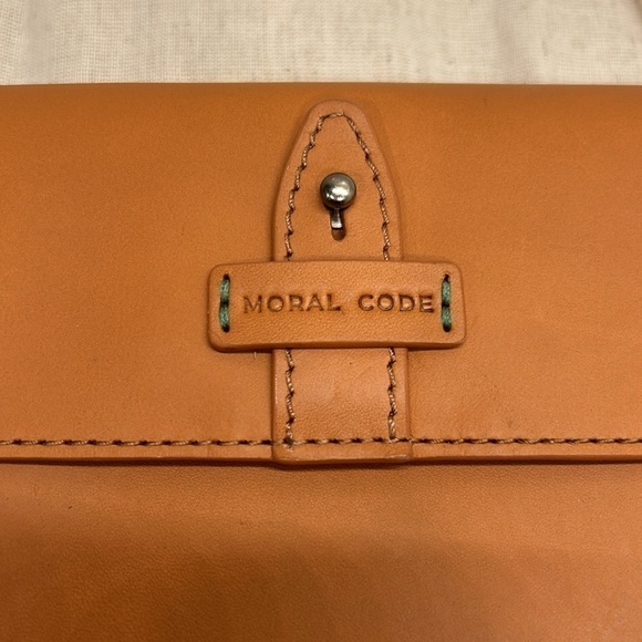 Moral Code Sadie Clutch Cognac NWT - Picture 11 of 16